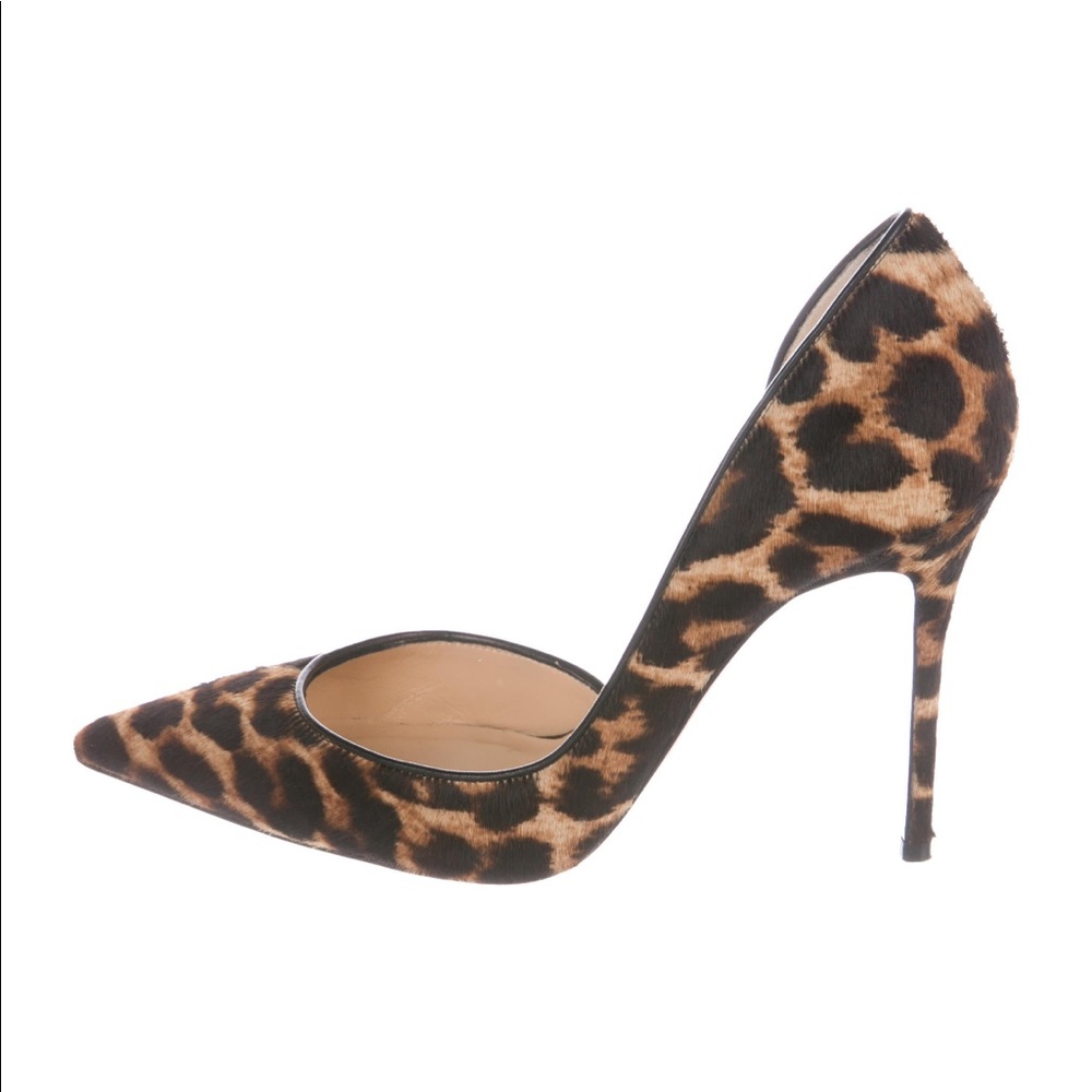 Christian Louboutin Iriza 100 Leopard Ponyhair